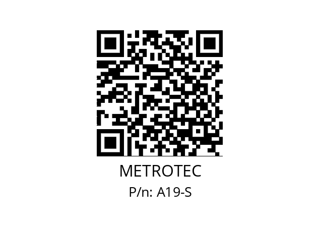   METROTEC A19-S