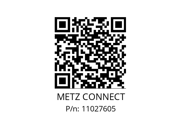   METZ CONNECT 11027605