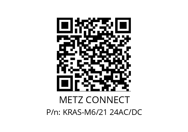   METZ CONNECT KRAS-M6/21 24AC/DC