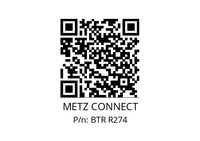   METZ CONNECT BTR R274