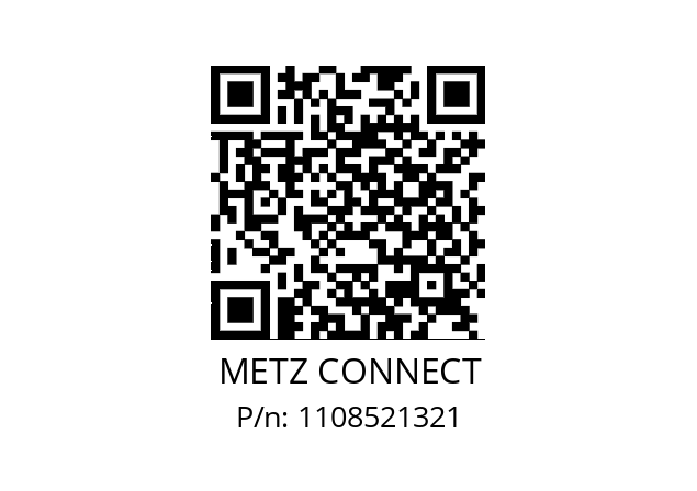   METZ CONNECT 1108521321