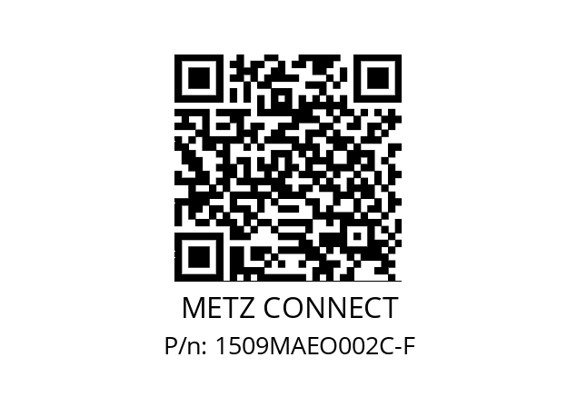   METZ CONNECT 1509MAEO002C-F