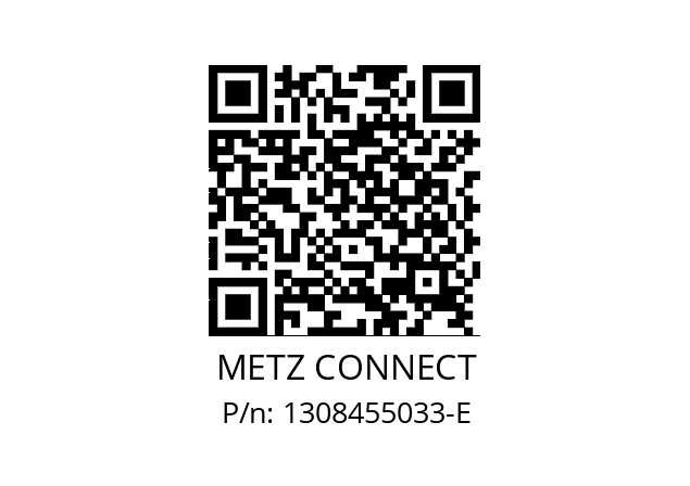   METZ CONNECT 1308455033-E