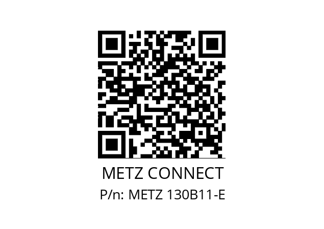   METZ CONNECT METZ 130B11-E