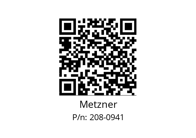   Metzner 208-0941