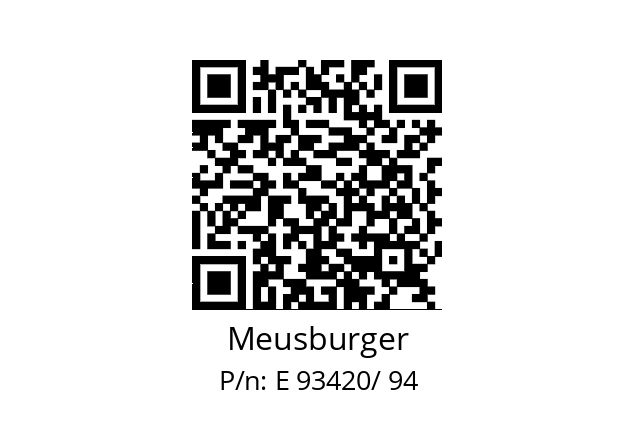   Meusburger E 93420/ 94