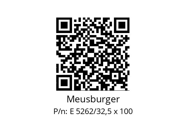   Meusburger E 5262/32,5 x 100