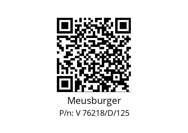   Meusburger V 76218/D/125