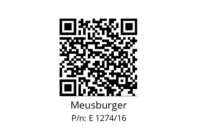   Meusburger E 1274/16