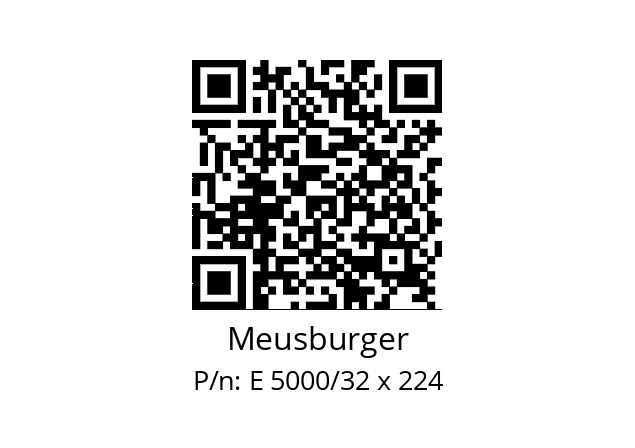   Meusburger E 5000/32 x 224