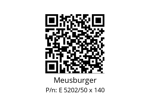   Meusburger E 5202/50 x 140