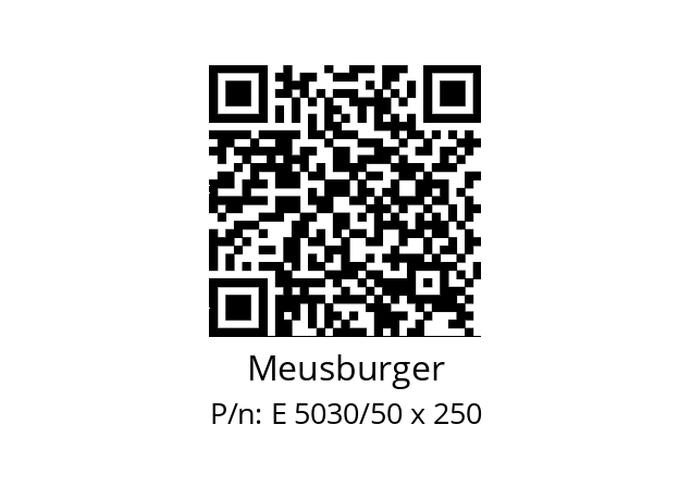   Meusburger E 5030/50 x 250