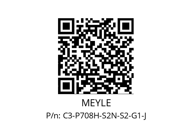   MEYLE C3-P708H-S2N-S2-G1-J