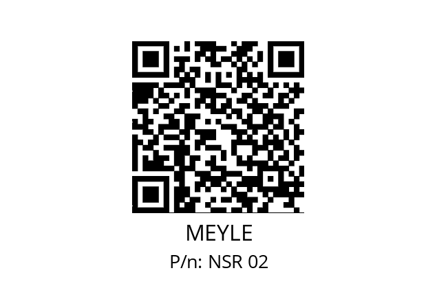   MEYLE NSR 02