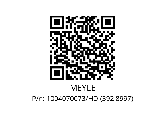   MEYLE 1004070073/HD (392 8997)