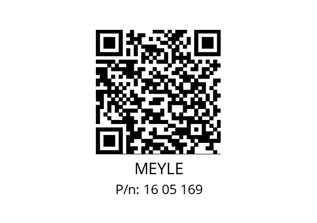   MEYLE 16 05 169