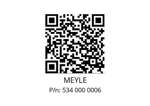   MEYLE 534 000 0006