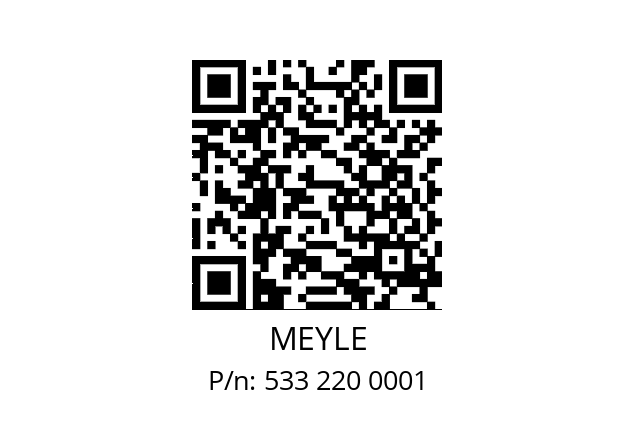   MEYLE 533 220 0001