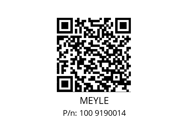   MEYLE 100 9190014