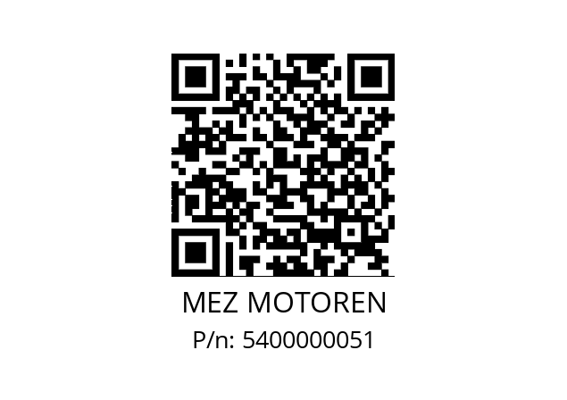   MEZ MOTOREN 5400000051