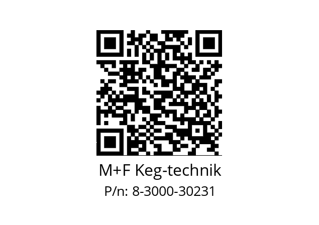   M+F Keg-technik 8-3000-30231