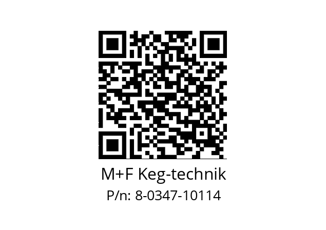   M+F Keg-technik 8-0347-10114