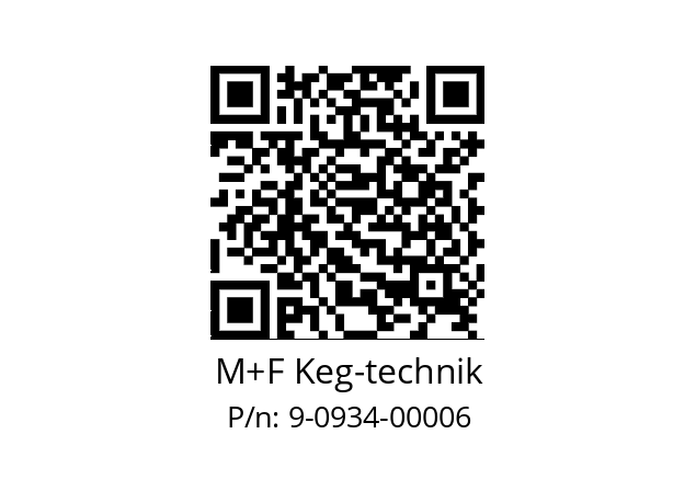   M+F Keg-technik 9-0934-00006