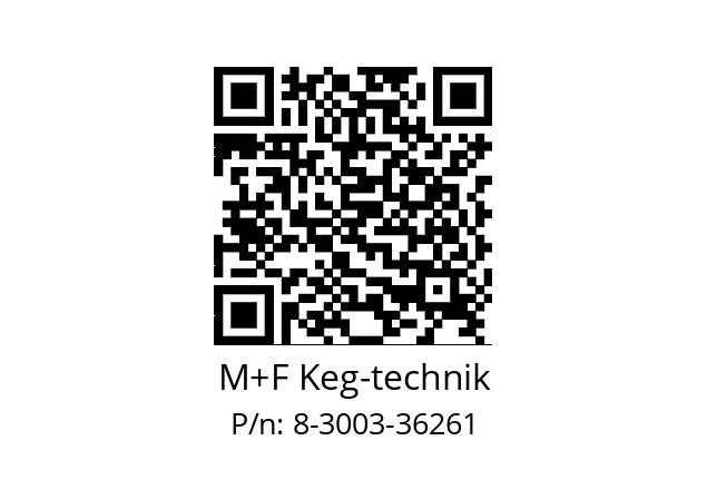   M+F Keg-technik 8-3003-36261