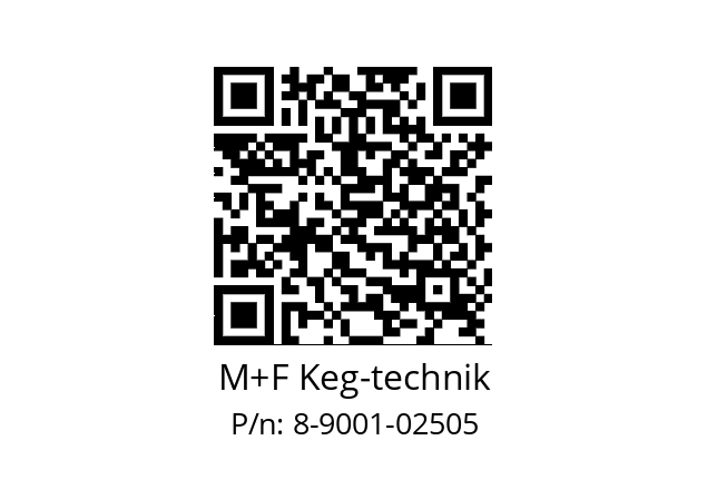   M+F Keg-technik 8-9001-02505