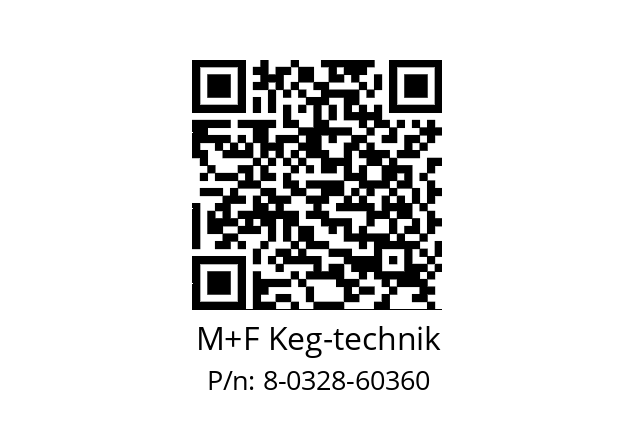   M+F Keg-technik 8-0328-60360