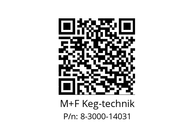   M+F Keg-technik 8-3000-14031