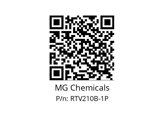   MG Chemicals RTV210B-1P