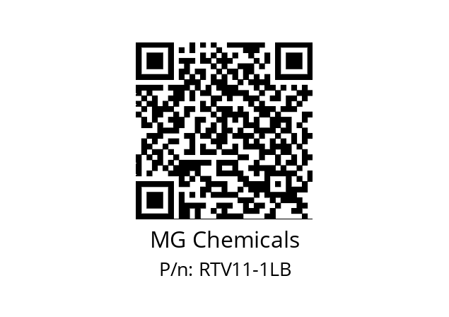   MG Chemicals RTV11-1LB