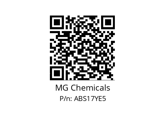   MG Chemicals ABS17YE5