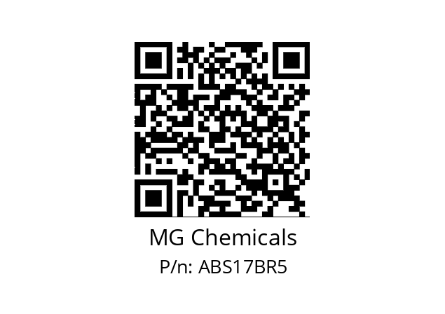   MG Chemicals ABS17BR5