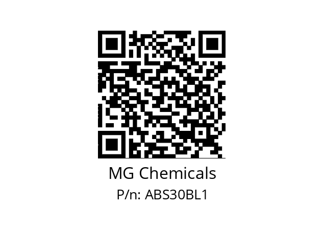   MG Chemicals ABS30BL1