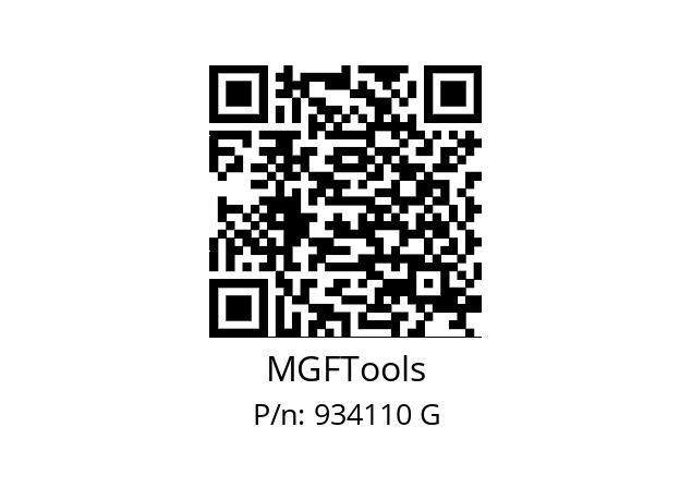   MGFTools 934110 G