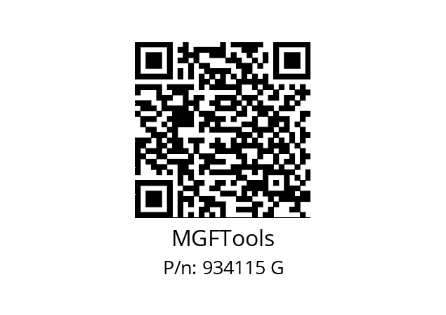   MGFTools 934115 G