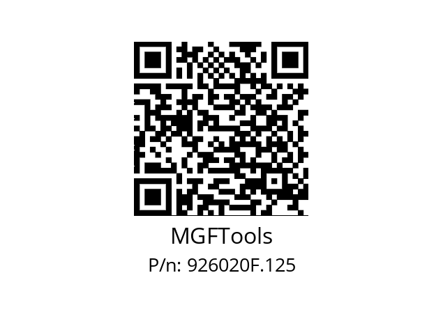   MGFTools 926020F.125