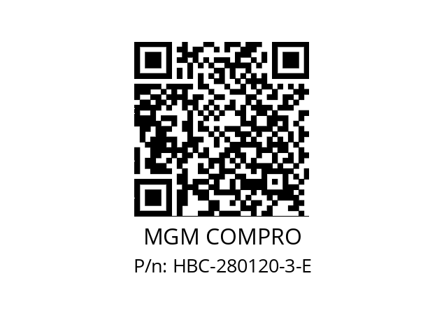   MGM COMPRO HBC-280120-3-E