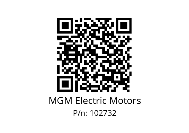   MGM Electric Motors 102732