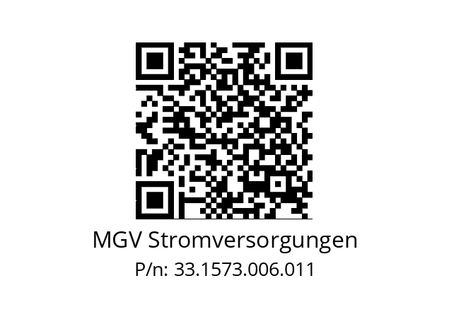   MGV Stromversorgungen 33.1573.006.011