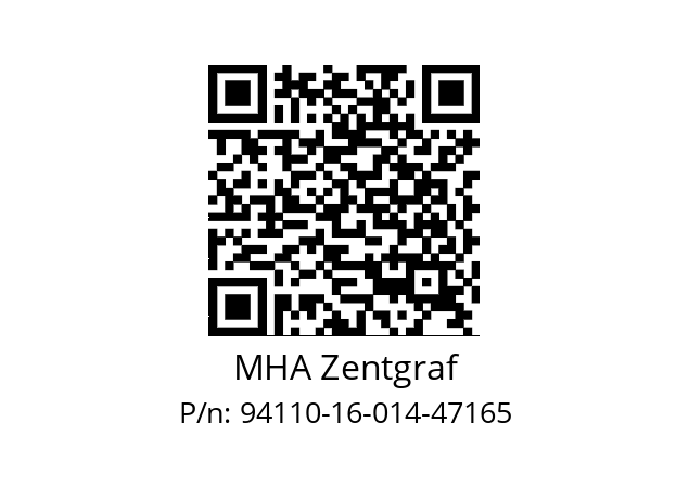   MHA Zentgraf 94110-16-014-47165