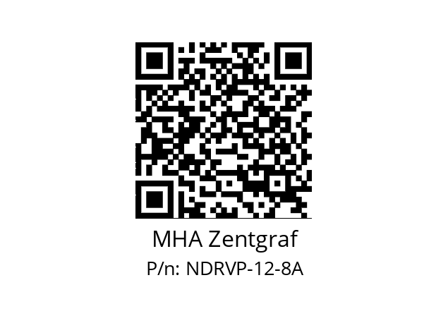   MHA Zentgraf NDRVP-12-8A