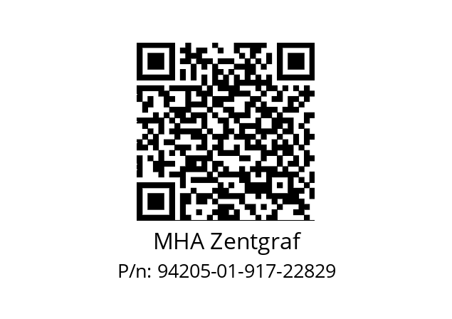   MHA Zentgraf 94205-01-917-22829