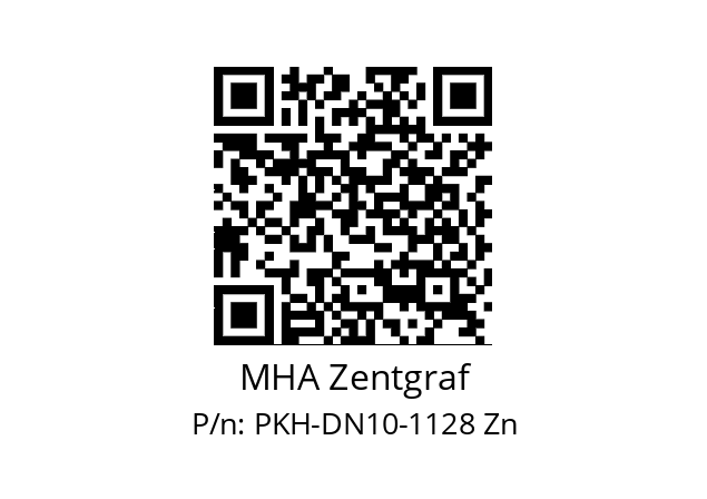   MHA Zentgraf PKH-DN10-1128 Zn