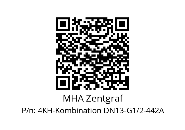   MHA Zentgraf 4KH-Kombination DN13-G1/2-442A