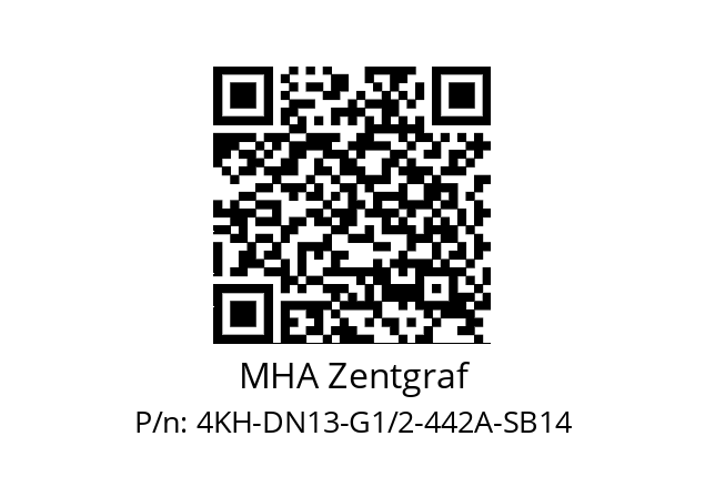   MHA Zentgraf 4KH-DN13-G1/2-442A-SB14