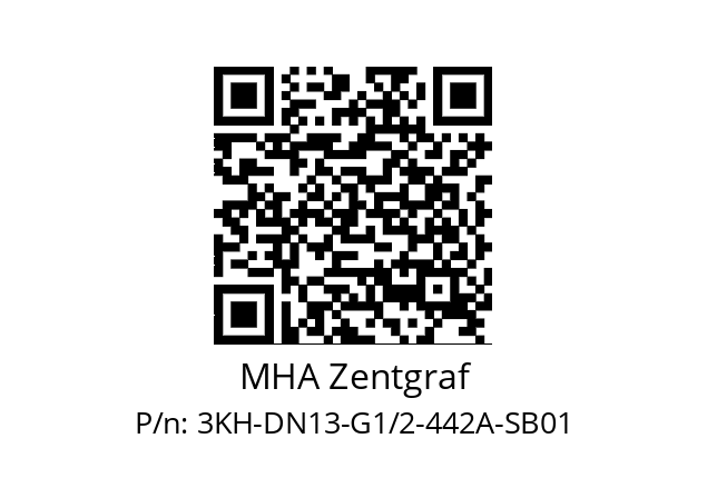   MHA Zentgraf 3KH-DN13-G1/2-442A-SB01