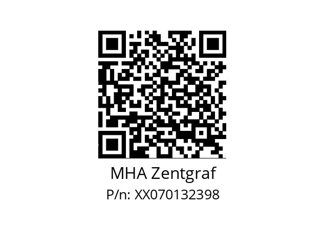   MHA Zentgraf XX070132398